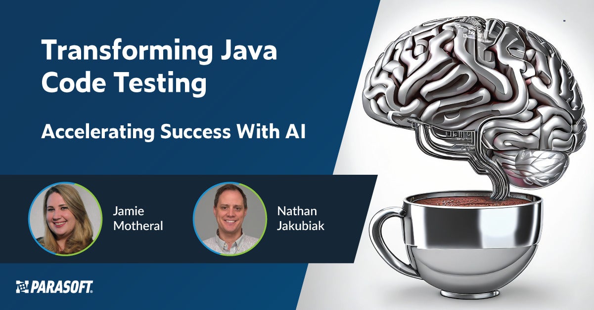 Transforming Java Code Testing Accelerating Success With AI Parasoft