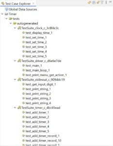 C/C++test automated test case generation explorer