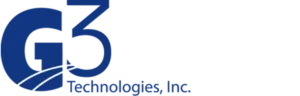 Logo for G3 technologies