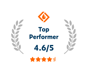 Top Performer Badge depicting 4.6/5